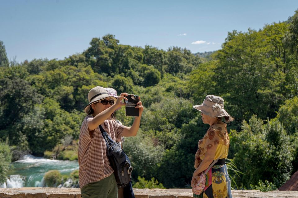 Split: Krka Waterfalls With Boat Cruise, Wine and Olive Oil - The ride to Krka: comfy transport, real time in the park