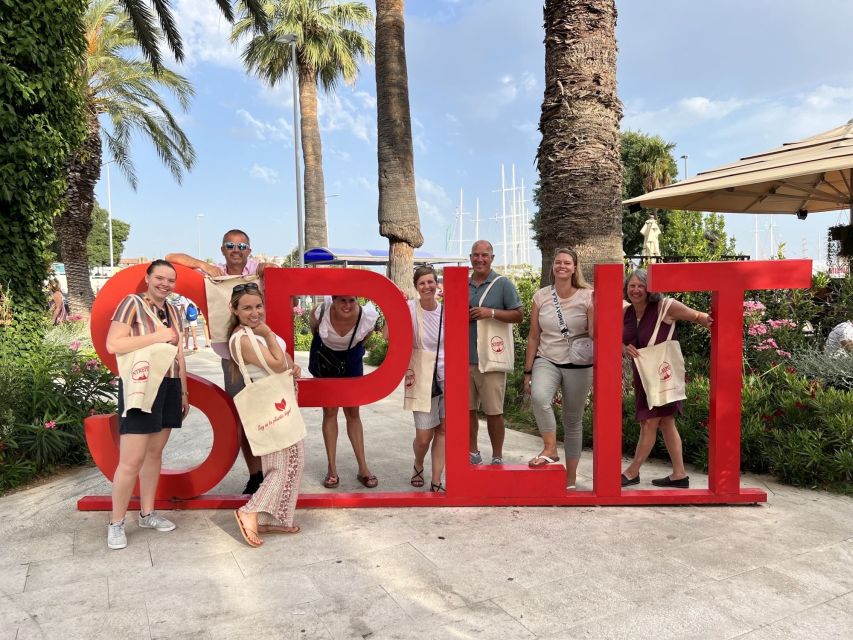 Split: Private Roman History & Market Tour - Peristil: where Roman scale meets a living city