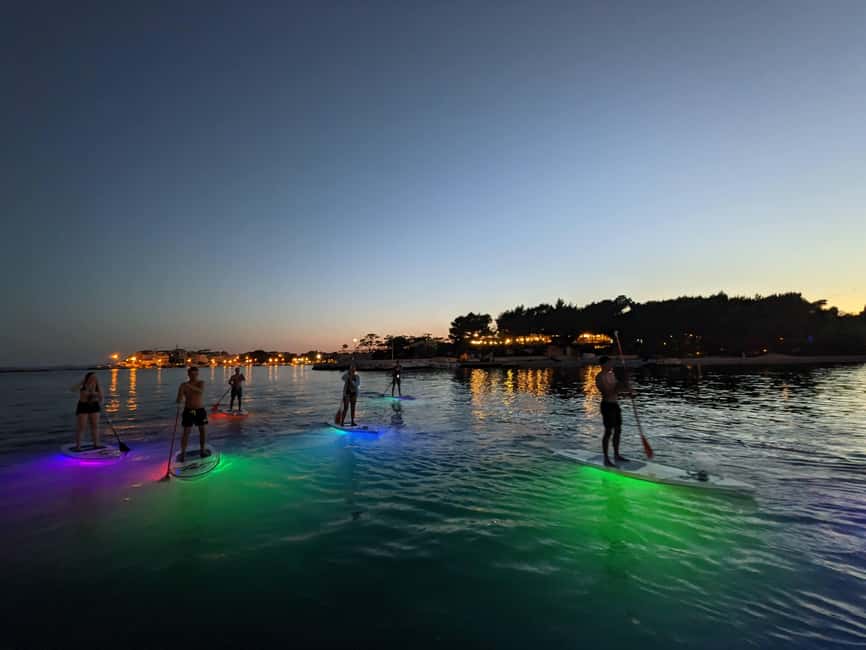 Split: Transparent SUP night Glow tour - Lights, boards, and what you’ll actually wear