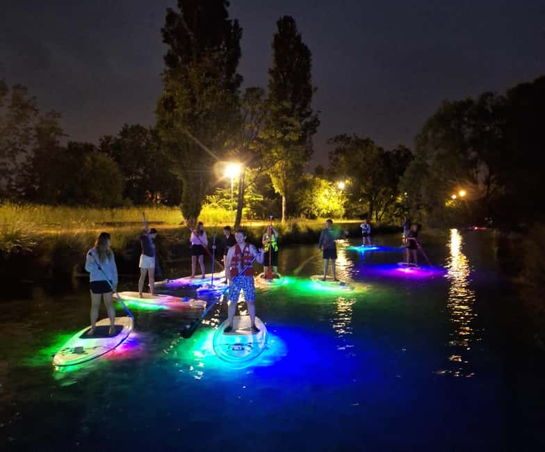 Split: Transparent SUP night Glow tour - Season and route variations: open sea when the river is cold