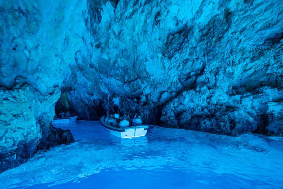 Split/Trogir: Blue Cave, Mamma Mia, Hvar and 5 Island Tour - Komiža on Vis: fishing-town strolling, pebble beaches, and practical break time