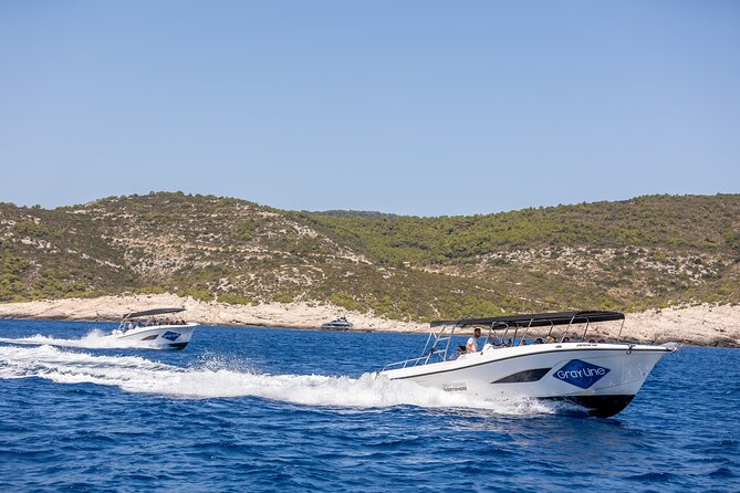 Split/Trogir: Blue Cave, Vis, and Hvar Speedboat Day Tour - Veliki Budikovac and the Blue Lagoon: where snorkeling time actually matters