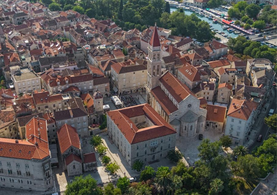 Split: Trogir Open Top Bus Trip + Free Split Walking Tour - St. Lawrence Cathedral and the Radovan Portal: the photo-and-think stop