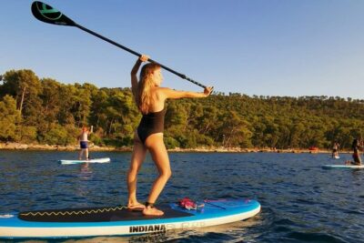 Stand Up Paddle Tour in Split - Marjan Park from the sea: the views that make it worth the water time