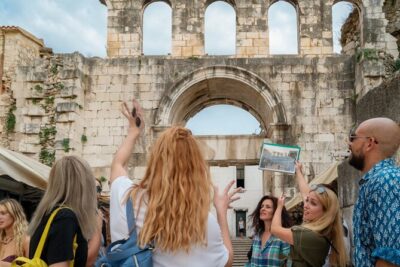 Storytelling World War II in Split Tour - Green Market: bombing stories you can actually picture