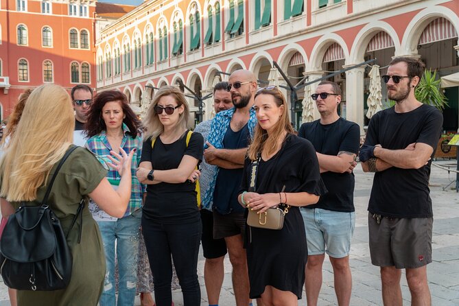 Storytelling World War II in Split Tour - Peristyle of Diocletian’s Palace: what got attacked
