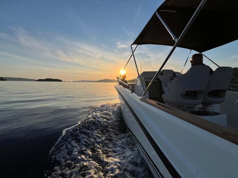Trogir: Blue Lagoon and 3 Islands Speedboat Tour - Duga Bay on Čiovo: Pine-Tree Shade and Warm-Water Swimming