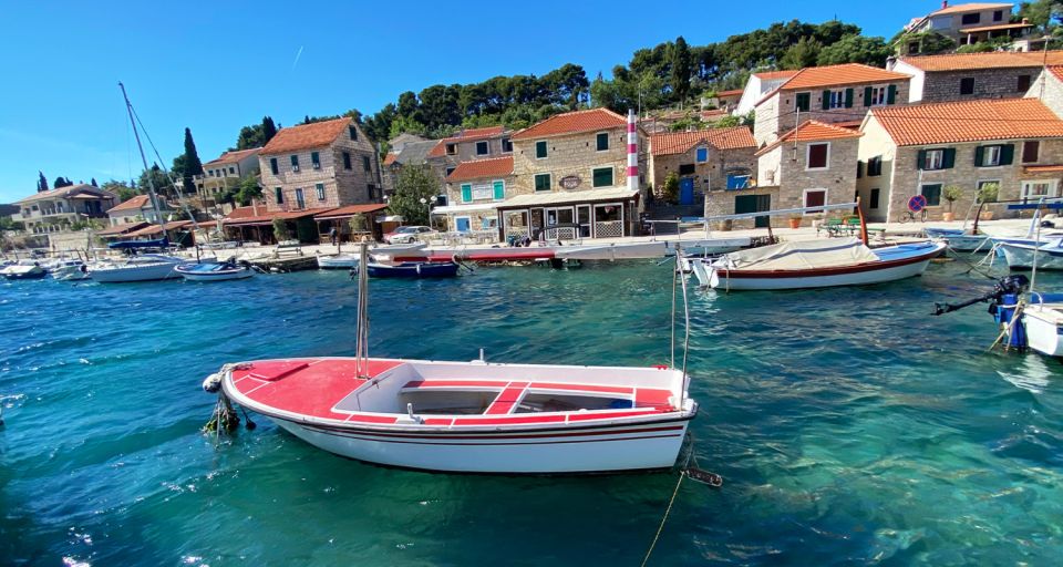 Trogir: White Lagoon, Maslinica & Blue Lagoon Speedboat Tour - Krknjaši Blue Lagoon: the big swim finish with snorkeling time