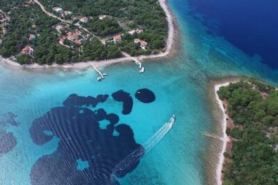 Two Islands Blue Lagoon Half-Day Boat Tour from Split - Krknjasi Bay Blue Lagoon: Snorkeling Time in the Clearest Water