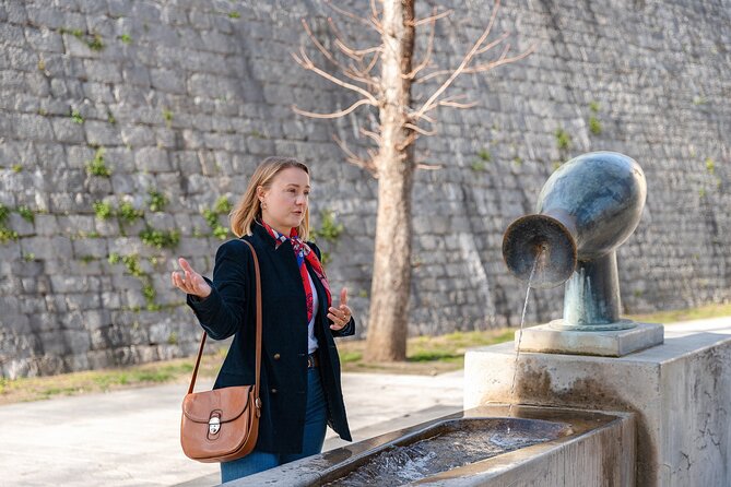 Walking tour of Split with an Art Historian - Substructures shortcut to Riva: quieter air, then the waterfront